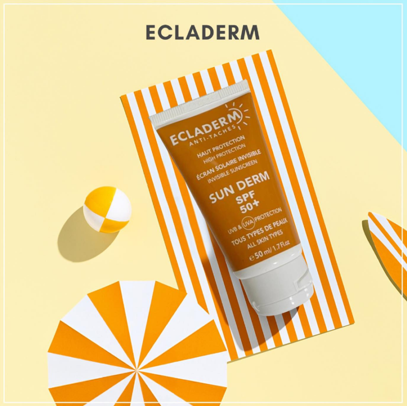 Ecladerm Anti Taches Sun Derm Invisible Spf50+ 50ml – Image 2