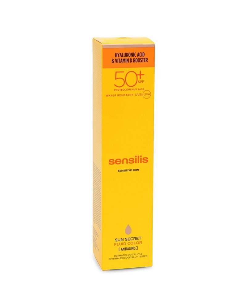 Sensilis Sun secret écran fluid teinté anti âge- Spf 50+Anti âge- 50Ml – Image 3